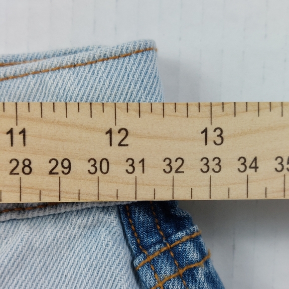 Revice Jeans Womens Size 27 (25x26.5) Denim Two Tone Blue 5 Pocket Button Fly - Picture 5 of 10